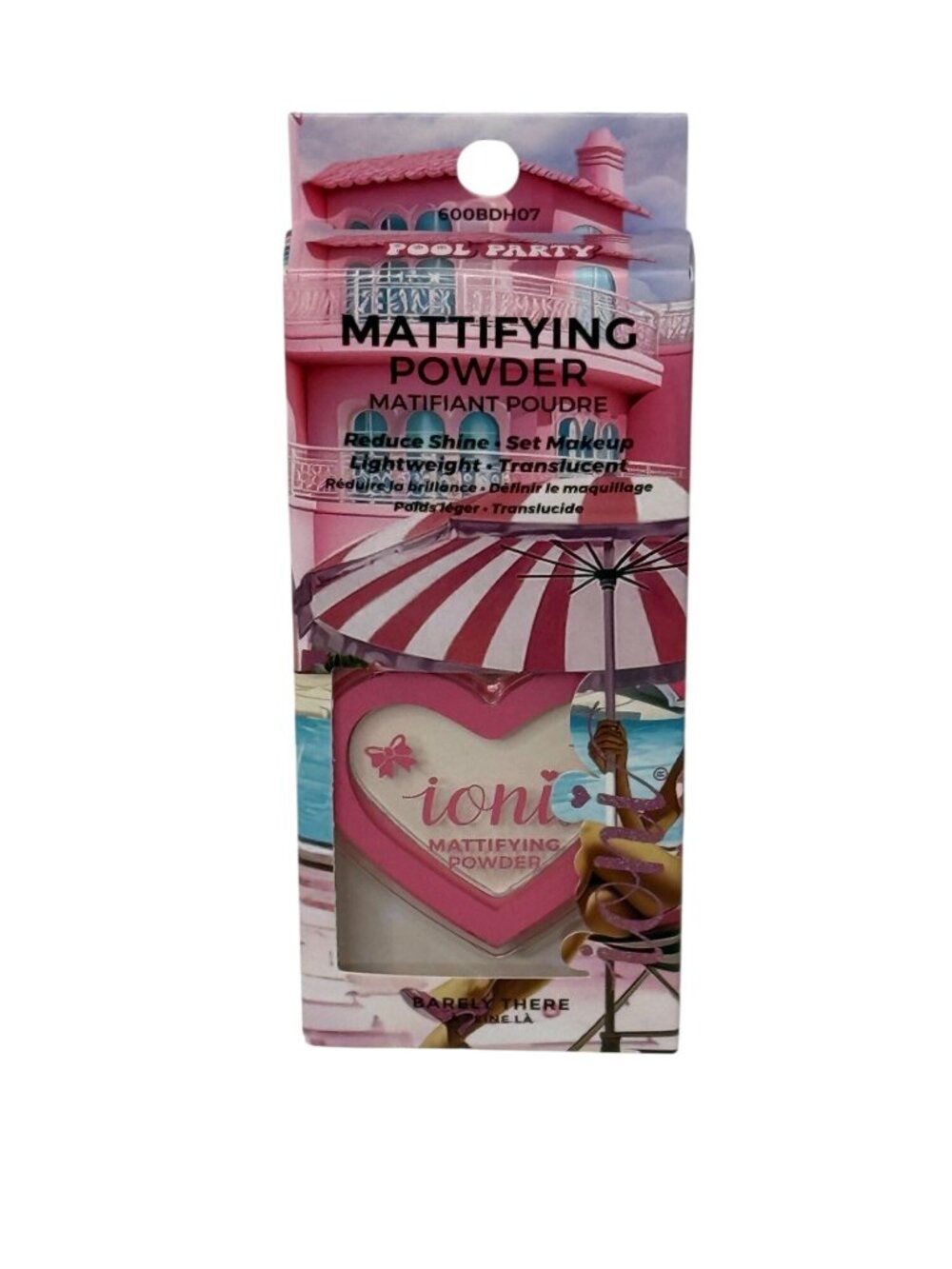 Ioni Pool Party Mattifying Powder Barely There Translucent Face Powder New